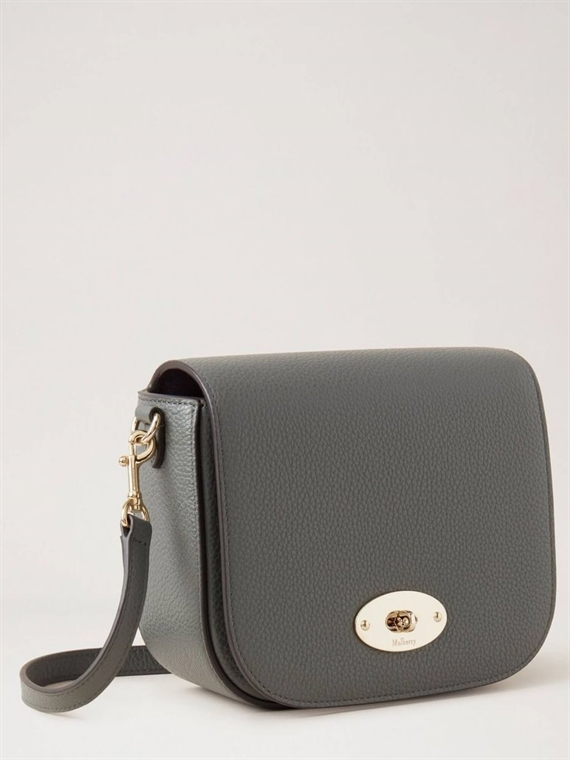 Mulberry Small Darley Satchel Charcoal Small Classic Grain